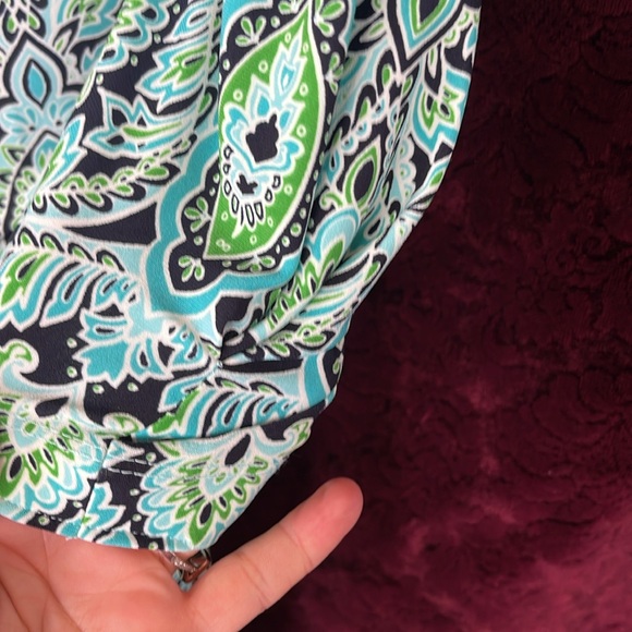 Tommy Hilfiger Paisley Print Jersey Shift Dress. Size 12, NWOT - Picture 4 of 6